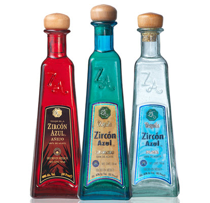 Zircón Azul Tequila - Anejo, Plata and Reposado