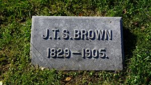 Cave Hill Cemetery - John T.S. Brown 1829-1905