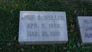 Cave Hill Cemetery - John C. Weller 1863-1918