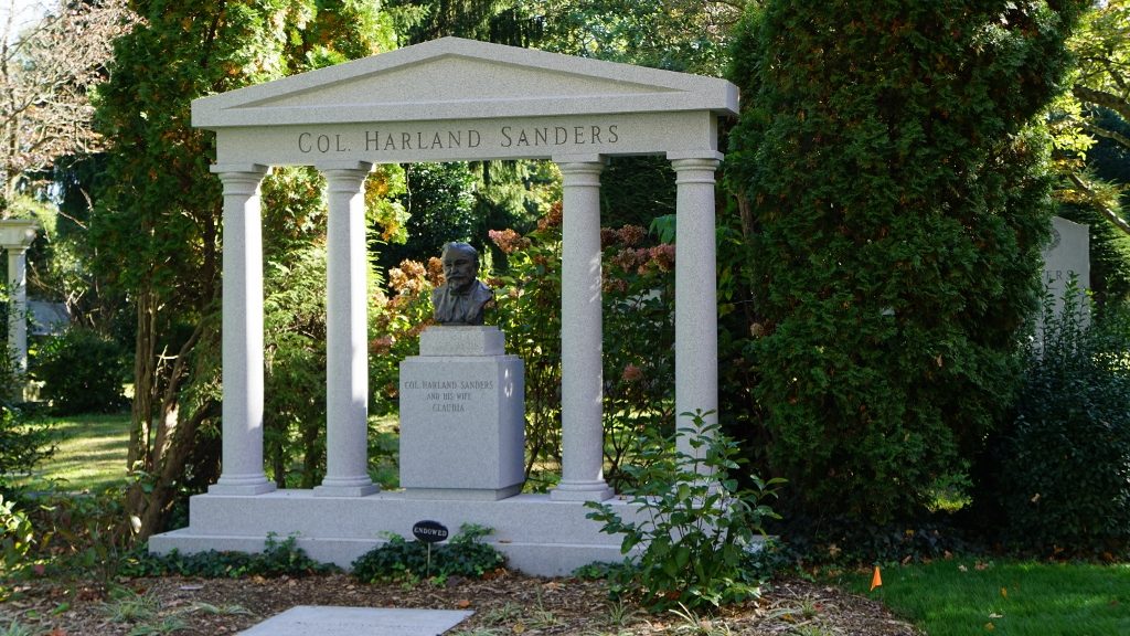 Cave Hill Cemetery - Colonel Harlan Sanders