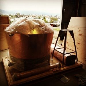 Cooper King Distillery - 900 Litre Copper Pot Still by Peter Bailly, Hobart Tasmania