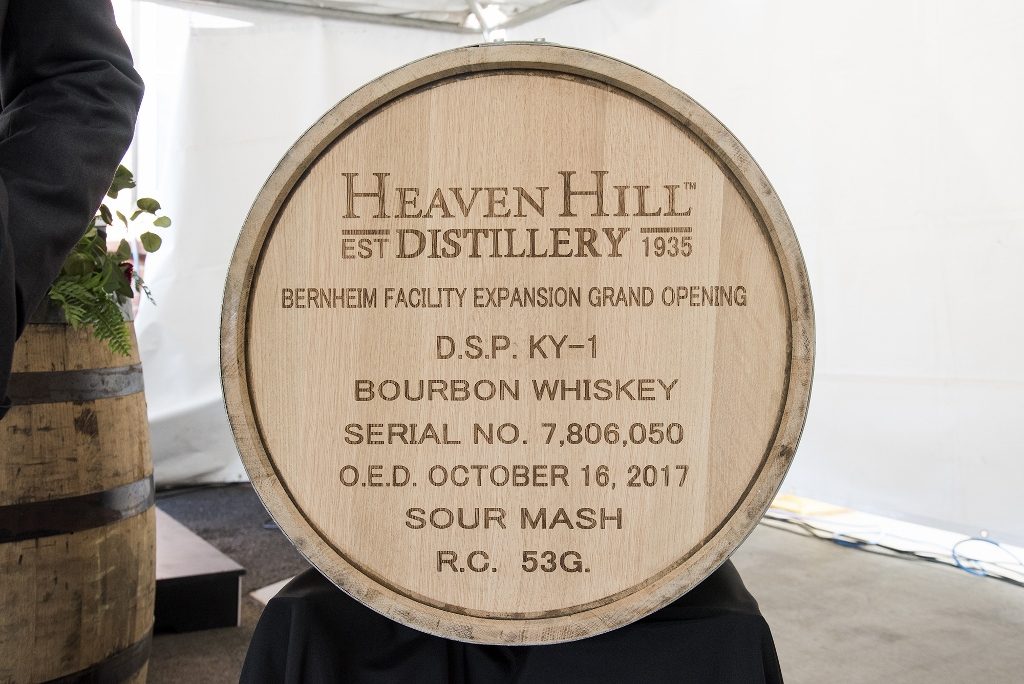 Heaven Hill Distillery - Bernheim Facility Expansion Grand Opening, Commemorative Barrel