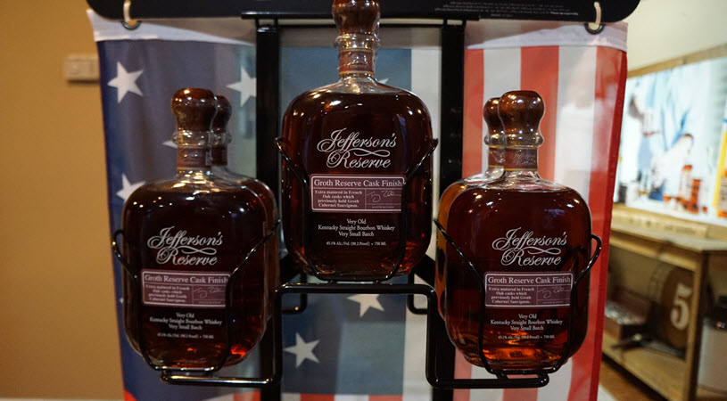 Kentucky Artisan Distillery - Jefferson's Bourbon Bottles