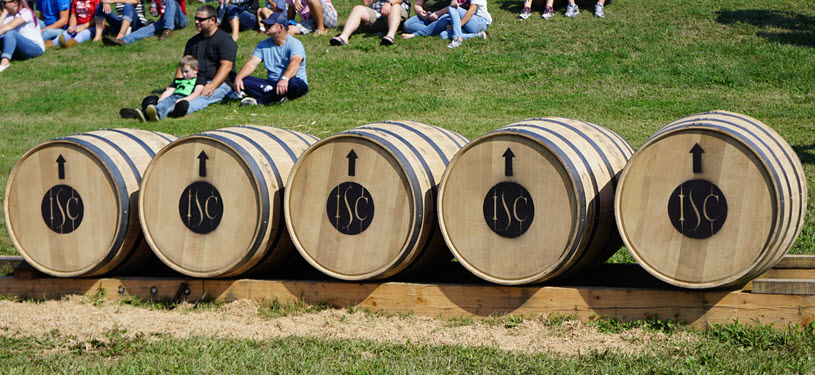 Independent Stave Company - Barrels at the 2017 Kentucky Bourbon Festival Relay Race