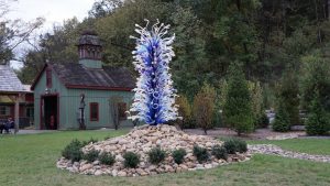 Maker's Mark Distillery - Chihuly, Sapphire and Platinum Waterdrop Tower