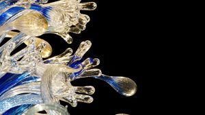Maker's Mark Distillery - Chihuly, Sapphire and Platinum Waterdrop Tower