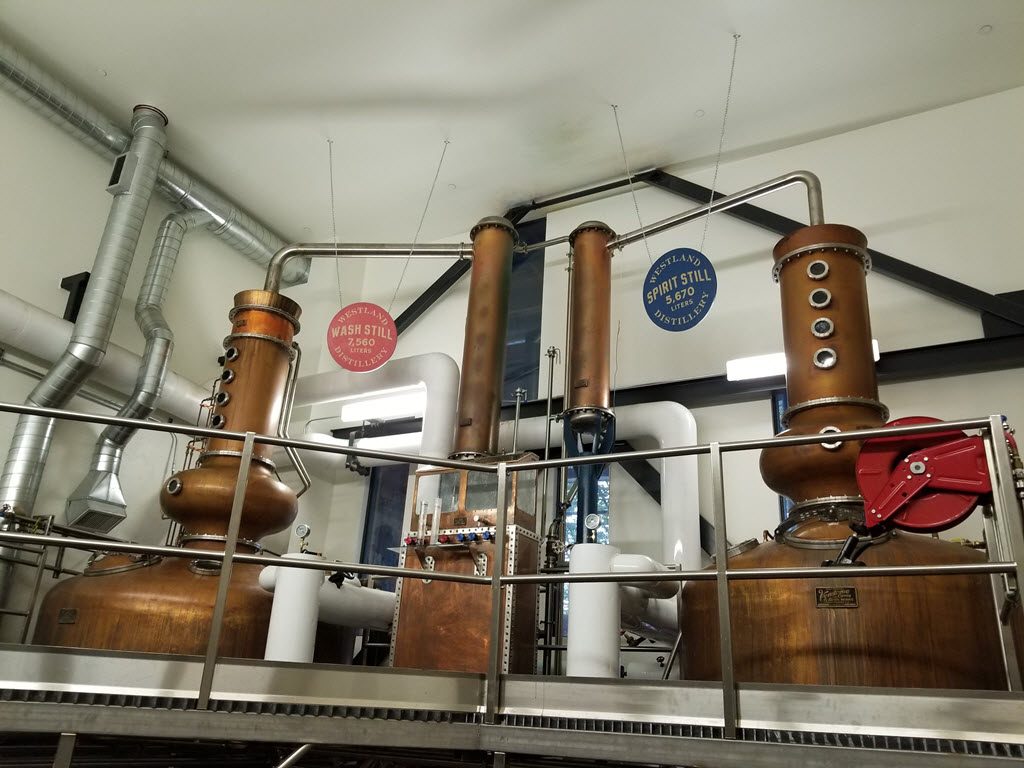 Westland Distillery - Vendome Copper & Brass Works copper pot stills