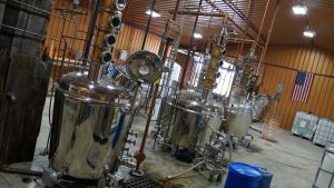 Neeley Family Distillery - Two 200 Gallon and One 100 Gallon Mashtun & Still from Affordable Distillery Equipment