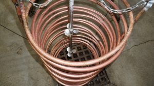Neeley Family Distillery - Copper cooling worm agitator