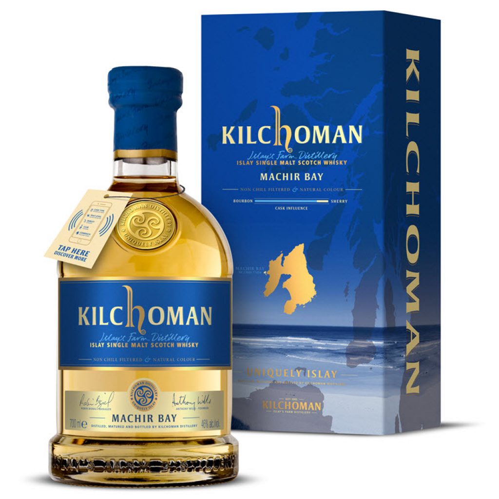 Kilchoman Distillery - Machir Bay, Islay Single Malt Whiskey with NFC Tag