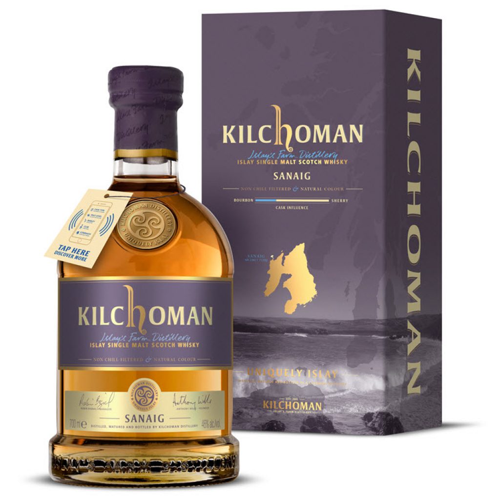 Kilchoman Distillery - Sanaig, Islay Single Malt Whiskey with NFC Tag