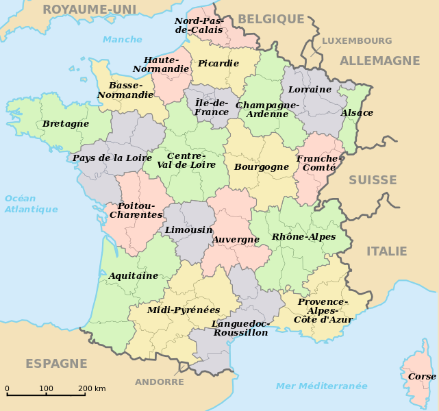 Régions de France