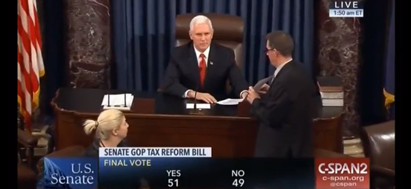 Senate Passed Tax Reform Bill 2017