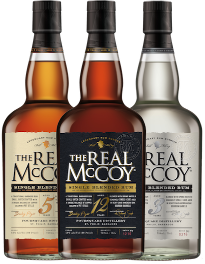 The Real McCoy Rum - 3, 5 and 12 Year Old Rum