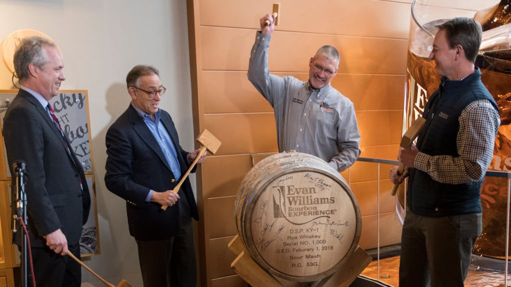 Evan Williams Bourbon Experience - Craft Spirits Distillery Fills 1,000 Barrel