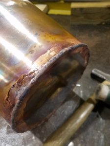 Handmade Copper Yeast Jug - 12 Attaching the Bottom
