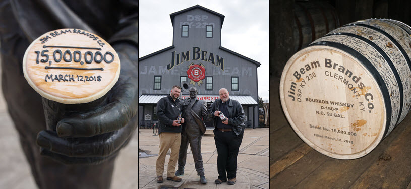 Jim Beam Distillery - 15 Millionth Barrel Celebration with Master Distiller Fred Noe and Distiller Freddie Noe