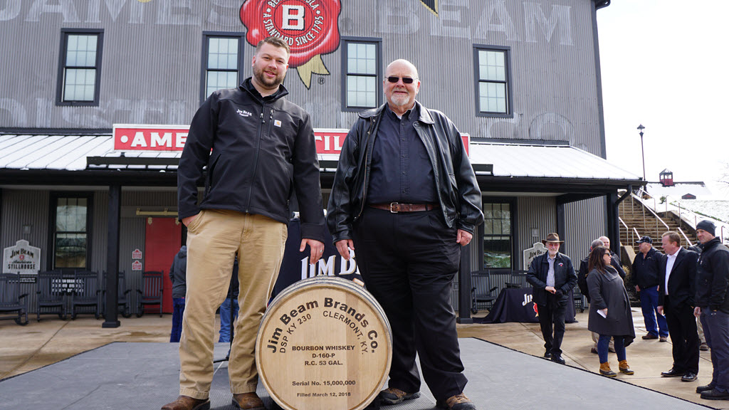 Jim Beam Distillery - Distiller Freddie Noe and Master Distiller Freddie Noe