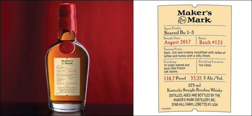 Maker's Mark Distillery - Limited Edition Seared-Bu-1-3 Kentucky Straight Bourbon Whisky