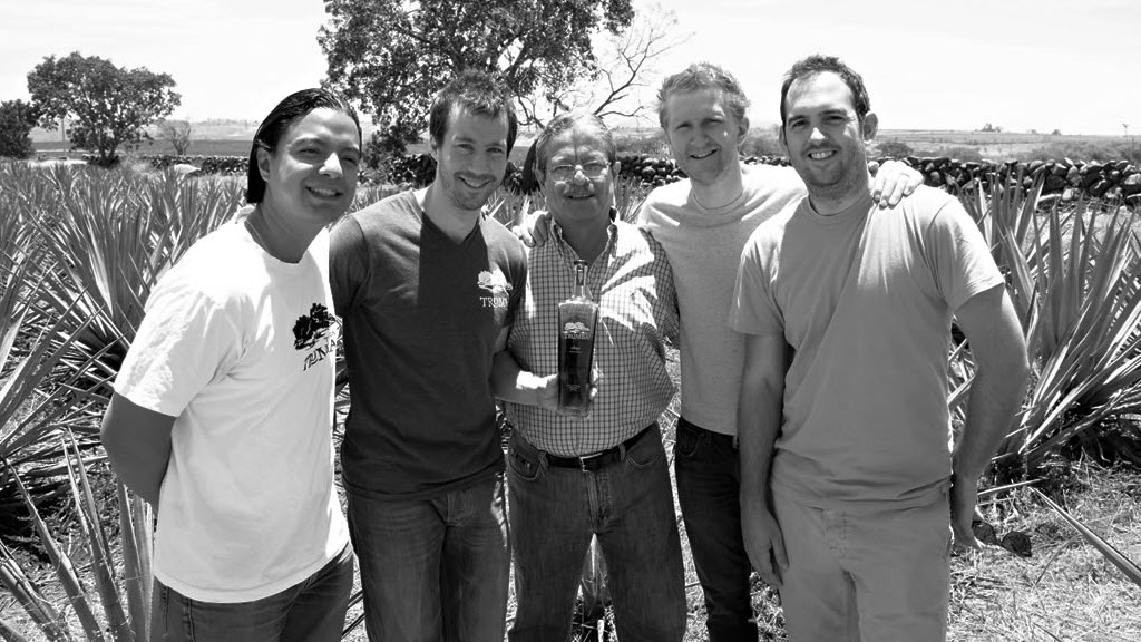 Tequila Tromba - Rodrigo Cedano, Eric Brass, Master Distiller Marco Cedano, Nick Reid, Jimmy Sherry