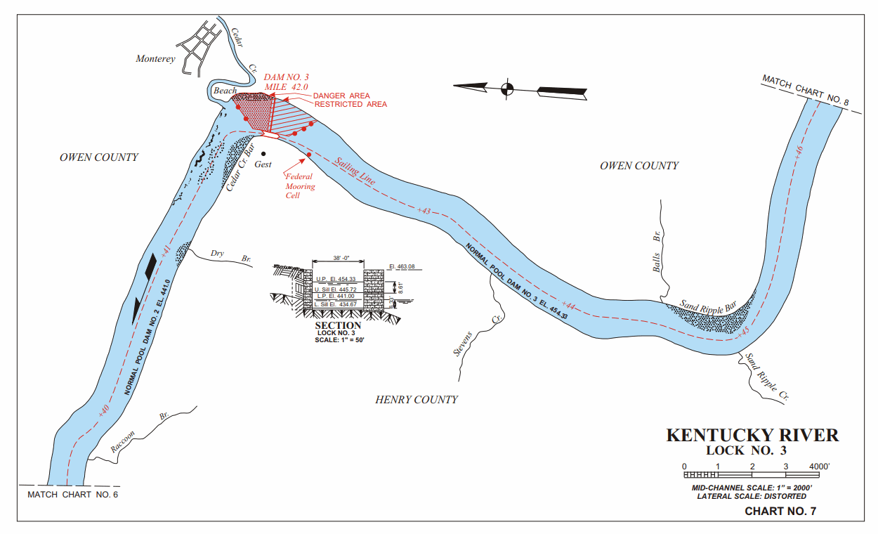 Kentucky River - Chart No. 7