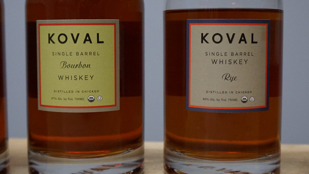 Koval Distillery - All Spirits are all USDA Organic and Kosher