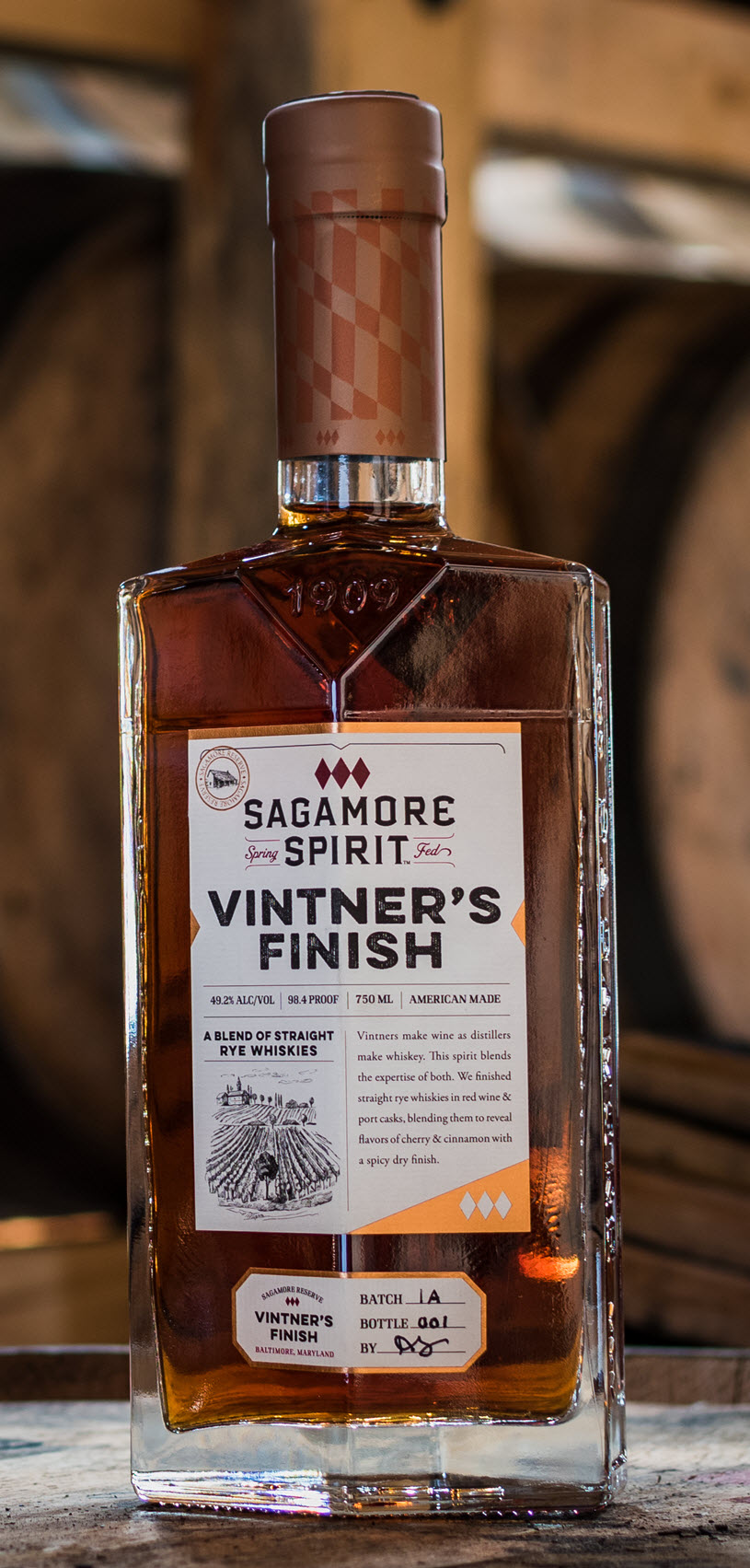 Sagamore Spirit Distillery - Vintner's Finish Rye Whiskey