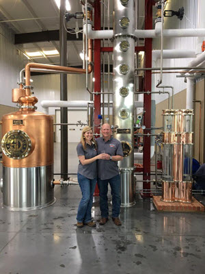 Southern Distilling Company - Founders Pete and Vienna Barger