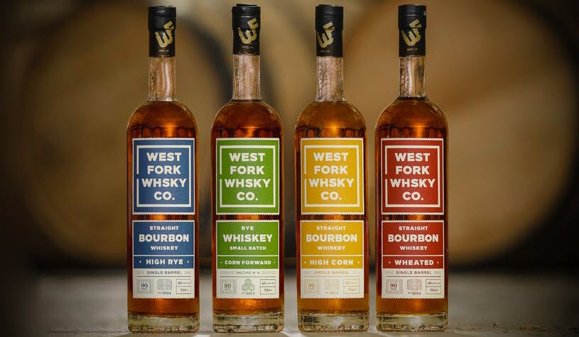 West Fork Whiskey Co. - Bottles Vignette