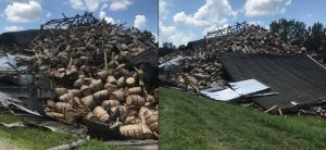 Barton 1792 Distillery - Warehouse Collapse, July 4 2018