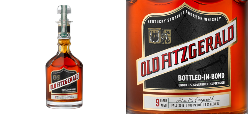 Heaven Hill Distillery - Old Fitzgerald 9 Year Old Bottled in Bond Kentucky Straight Bourbon Whiskey, 2018 Fall