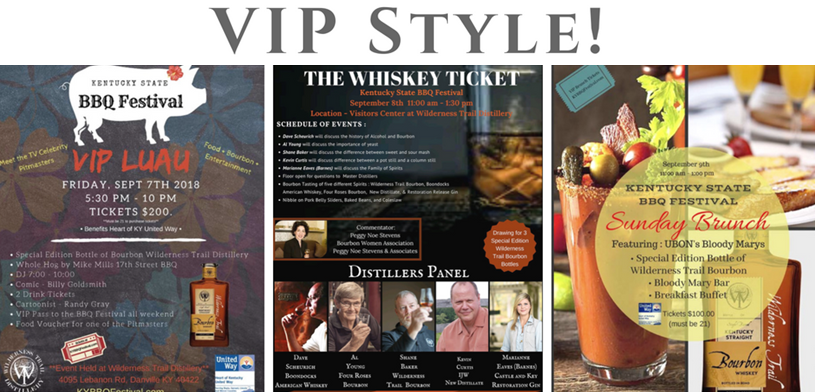 Kentucky BBQ Festival - VIP Luau, The Whiskey Ticket, Sunday Brunch