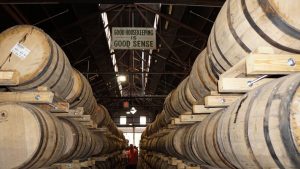 New Riff Distilling - Aging Bourbon Barrels in the Rickhouse