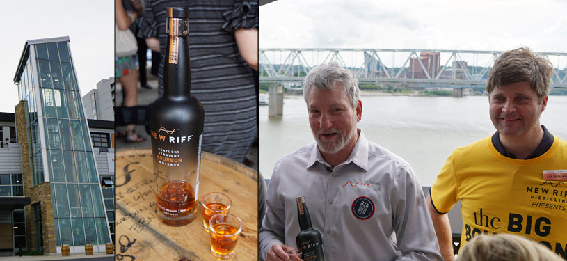 New Riff Distilling - Purple People Bridge, World's Largest Bourbon Toast