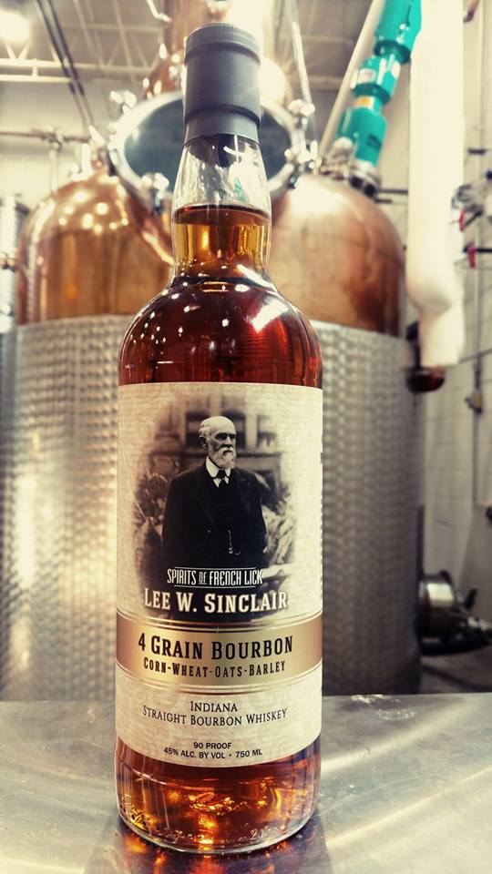 Spirits of French Lick - Lee W. Sinclair, Four Grain Indiana Straight Bourbon Whiskey