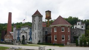 Castle & Key Distillery - View of the Castle from the Front During the Grand Opening
