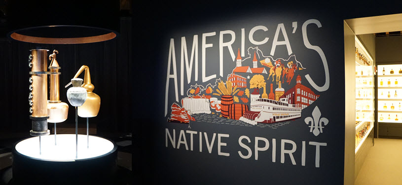 Kentucky Bourbon Trail Welcome Center & Spirit of Kentucky Exhibit - America's Native Spirit, Bottle Hall of Fame