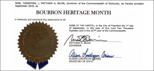 Kentucky Distillers' Association - Kentucky Governor Signs 2018 Proclamation Declaring September Bourbon Heritage Month