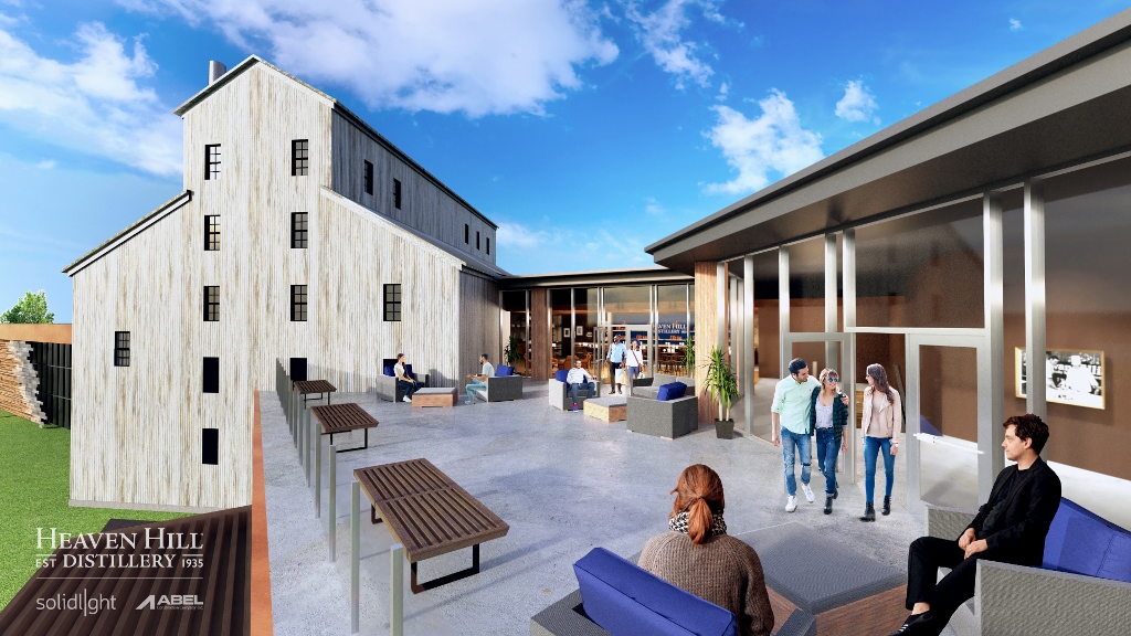 Heaven Hill Distillery - Announces $65 Million Expansion in Bardstown, Kentucky - Rooftop Bar Area