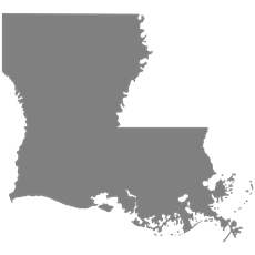 Louisiana Distillery Map