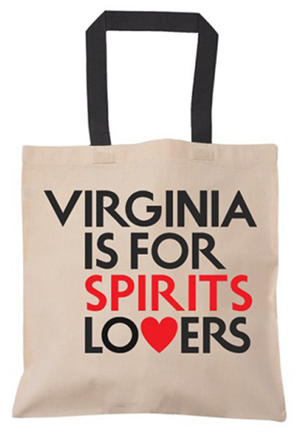 Virginia Distillers Association - Virginia is for Spirits Lovers Tote Bag