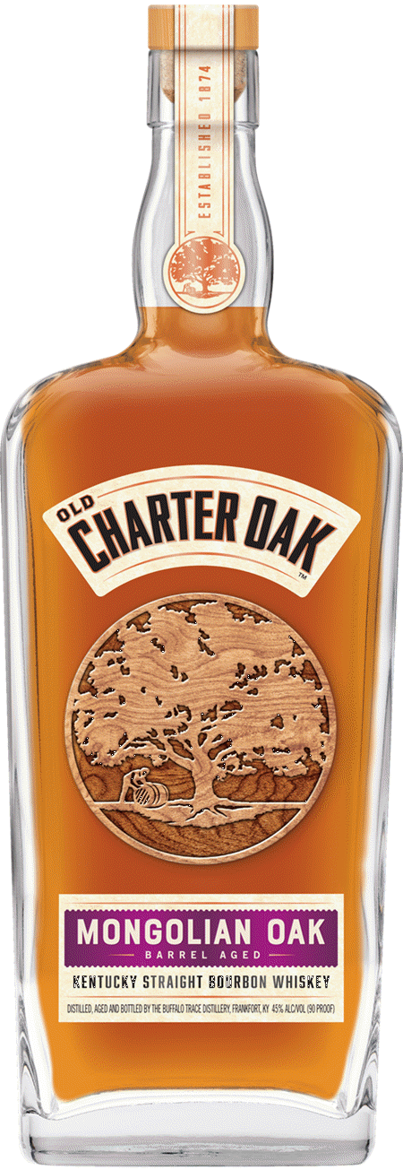 Buffalo Trace Distillery - Old Charter Oak, Mongolian Oak Barrel Aged Kentucky Straight Bourbon Whiskey