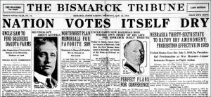 100 Years Ago Today - Nation Votes Itself Dry, January 16, 1919