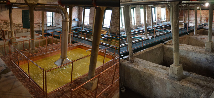 Buffalo Trace Distillery - Historic OFC Distillery Fermenation Tank Discovered, Renovated and in Use, Full Fermenter in Production