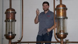 Kentucky Peerless Distilling - Master Distiller Caleb Kilburn Tasting the White Dog