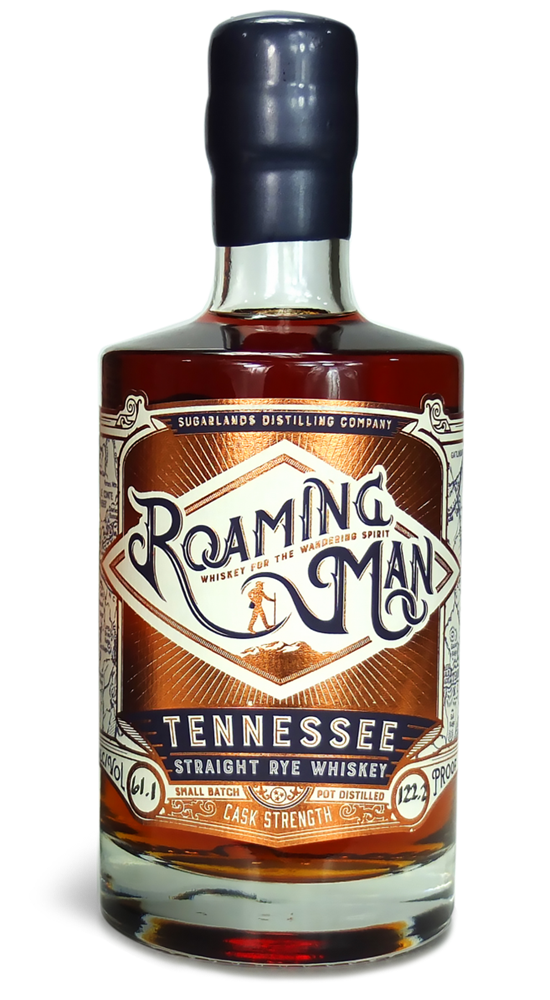 American Craft Spirits Association - Best in Class, Whiskey, Sugarlands Distilling, Roaming Man Straight Rye