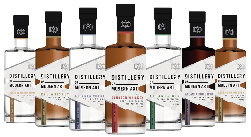 Distillery of Modern Art - Bourbon, Rye and Corn Whiskey, Gin and Vodka