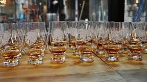 Four Gate Whiskey - Whiskey in Glencairn Glasses