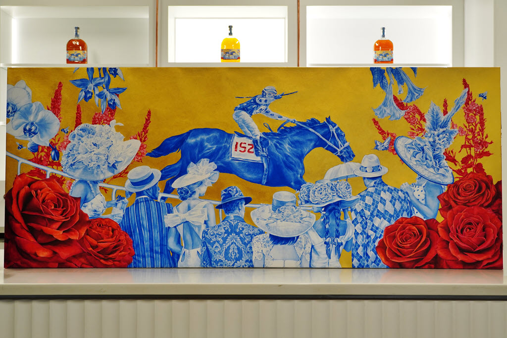 Woodford Reserve Distillery - 2026 Kentucky Derby Bottle Artwork - Dress to Impress by Anna P. Murphy