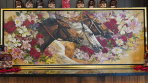 Woodford Reserve Distillery - The 2022, 23rd Annual Woodford Reserve Kentucky Derby Bottle and Artwork Release Artwork